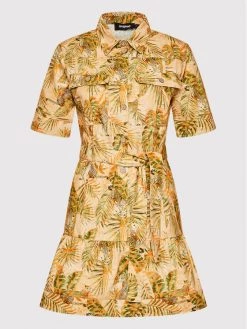 Desigual Γυναίκες Φορέματα σε Στυλ Πουκάμισο & Σεμιζιέ Φόρεμα πουκάμισο Safari 22SWVW67 Έγχρωμο Regular Fit -Εξοδος Desigual Κατάστημα unnamed file 3854