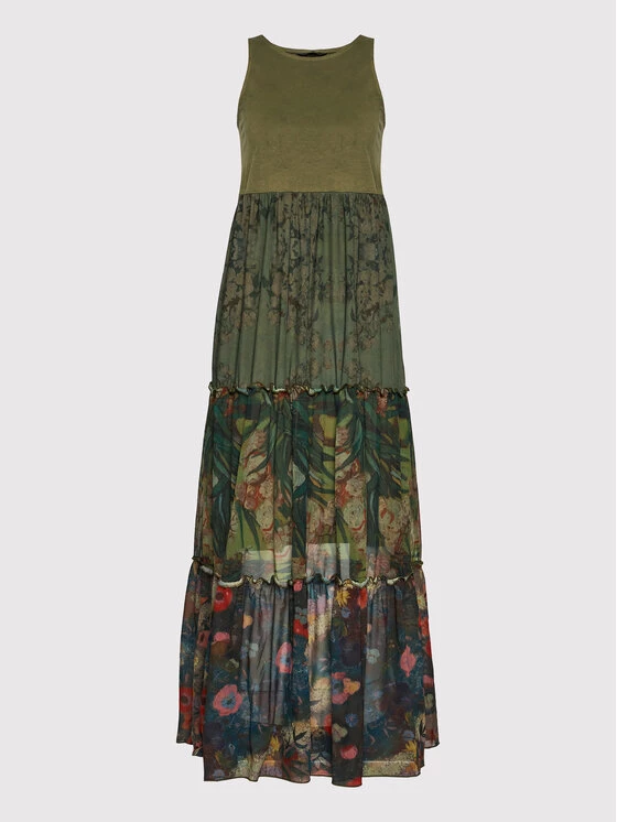 Desigual Γυναίκες Καθημερινά Φορέματα Φόρεμα καθημερινό Viena 22SWVK35 Πράσινο Regular Fit 7 Desigual Γυναίκες Καθημερινά Φορέματα Φόρεμα καθημερινό Viena 22SWVK35 Πράσινο Regular Fit - Image 5