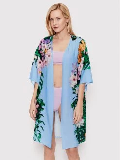 Desigual Γυναίκες Ρούχα Παραλίας Κιμονό Amelia 22SWMW13 Έγχρωμο Relaxed Fit