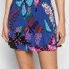 Desigual Γυναίκες Φούστα Mini Dolores 22SWMW29 Μπλε Slim Fit