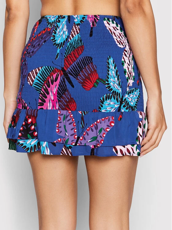 Desigual Γυναίκες Φούστα Mini Dolores 22SWMW29 Μπλε Slim Fit 5 Desigual Γυναίκες Φούστα Mini Dolores 22SWMW29 Μπλε Slim Fit - Image 3