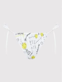 Desigual Γυναίκες Μπικίνι κάτω μέρος SMILEY Bambu II 22SWMK26 Λευκό -Εξοδος Desigual Κατάστημα unnamed file 3967