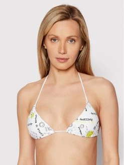 Desigual Γυναίκες Μπικίνι πάνω μέρος SMILEY Bambu I 22SWMK25 Λευκό