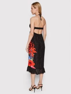 Desigual Γυναίκες Καλοκαιρινά Φορέματα Φόρεμα καλοκαιρινό Pomelo 22SWMW20 Μαύρο Regular Fit -Εξοδος Desigual Κατάστημα unnamed file 3980