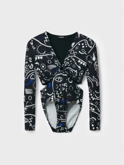 Desigual Γυναίκες Κορμάκια κορμάκι 22WWQK06 Μαύρο Slim Fit -Εξοδος Desigual Κατάστημα unnamed file 400
