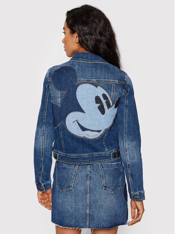 Desigual Γυναίκες Τζιν Μπουφάν Τζιν μπουφάν DISNEY My Mickey 22SWED16 Σκούρο μπλε Regular Fit 5 Desigual Γυναίκες Τζιν Μπουφάν Τζιν μπουφάν DISNEY My Mickey 22SWED16 Σκούρο μπλε Regular Fit - Image 3