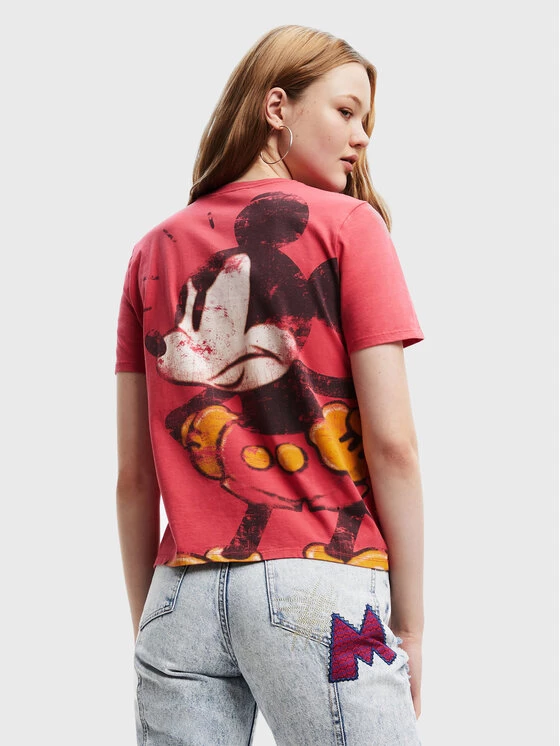 Desigual Γυναίκες T-shirts T-Shirt DISNEY To Meet U Mickey 22WWTK80 Κόκκινο Regular Fit 5 Desigual Γυναίκες T-shirts T-Shirt DISNEY To Meet U Mickey 22WWTK80 Κόκκινο Regular Fit - Image 3