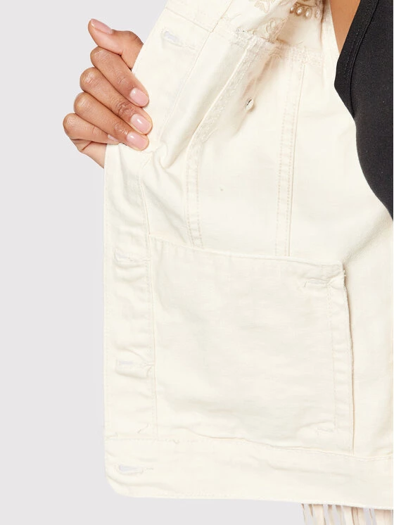 Desigual Γυναίκες Τζιν Μπουφάν Τζιν μπουφάν Santa Monica 22SWED09 Μπεζ Regular Fit 7 Desigual Γυναίκες Τζιν Μπουφάν Τζιν μπουφάν Santa Monica 22SWED09 Μπεζ Regular Fit - Image 5