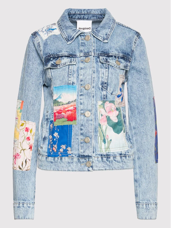 Desigual Γυναίκες Τζιν Μπουφάν Τζιν μπουφάν Los Angeles 22SWED02 Μπλε Slim Fit 8 Desigual Γυναίκες Τζιν Μπουφάν Τζιν μπουφάν Los Angeles 22SWED02 Μπλε Slim Fit - Image 6