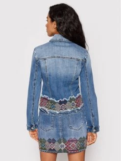 Desigual Γυναίκες Τζιν Μπουφάν Τζιν μπουφάν Bakersfield 22SWED07 Μπλε Regular Fit -Εξοδος Desigual Κατάστημα unnamed file 4040