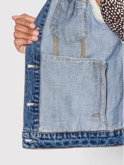 Desigual Γυναίκες Τζιν Μπουφάν Τζιν μπουφάν Olimpia 22SWED31 Σκούρο μπλε Regular Fit -Εξοδος Desigual Κατάστημα unnamed file 4049