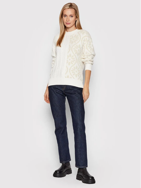 Desigual Γυναίκες Πουλόβερ Casablanca 21WWJFBG Μπεζ Regular Fit 4 Desigual Γυναίκες Πουλόβερ Casablanca 21WWJFBG Μπεζ Regular Fit - Image 2