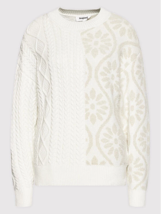 Desigual Γυναίκες Πουλόβερ Casablanca 21WWJFBG Μπεζ Regular Fit 7 Desigual Γυναίκες Πουλόβερ Casablanca 21WWJFBG Μπεζ Regular Fit - Image 5