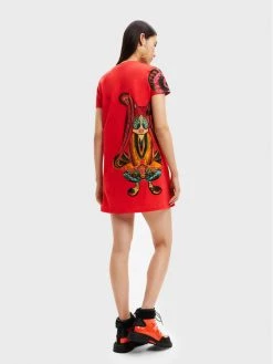 Desigual Γυναίκες Καθημερινά Φορέματα Φόρεμα καθημερινό MONSIEUR CHRISTIAN LACROIX Miya 22WWVK48 Κόκκινο Regular Fit -Εξοδος Desigual Κατάστημα unnamed file 408