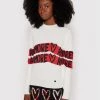 Desigual Γυναίκες Πουλόβερ Amore Amore 21WWJFAN Λευκό Regular Fit -Εξοδος Desigual Κατάστημα unnamed file 4105