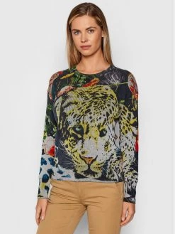 Desigual Γυναίκες Πουλόβερ Renji 21WWJFAH Μαύρο Regular Fit