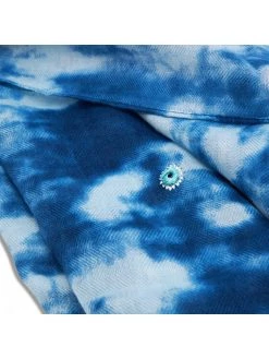 Desigual Γυναίκες Κασκόλ Πασμίνα 21SAWA45 Μπλε -Εξοδος Desigual Κατάστημα unnamed file 4117