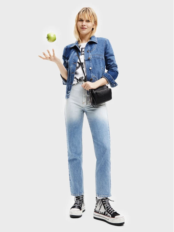 Desigual Γυναίκες Τζιν Μπουφάν Τζιν μπουφάν 22WWED23 Μπλε Relaxed Fit 4 Desigual Γυναίκες Τζιν Μπουφάν Τζιν μπουφάν 22WWED23 Μπλε Relaxed Fit - Image 2