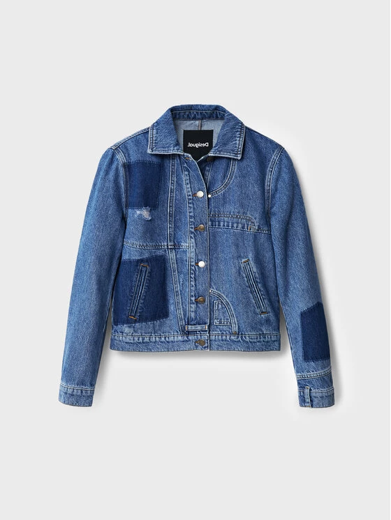 Desigual Γυναίκες Τζιν Μπουφάν Τζιν μπουφάν 22WWED23 Μπλε Relaxed Fit 7 Desigual Γυναίκες Τζιν Μπουφάν Τζιν μπουφάν 22WWED23 Μπλε Relaxed Fit - Image 5