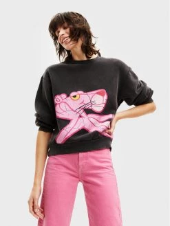 Desigual Γυναίκες Μπλούζες Μπλούζα PINK PANTHER 22WWSK45 Γκρι Regular Fit