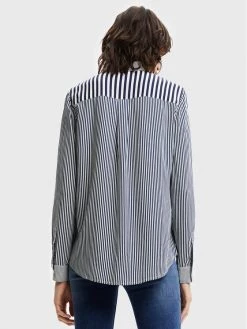 Desigual Γυναίκες Casual Πουκάμισα Πουκάμισο Marta 22WWCW37 Σκούρο μπλε Regular Fit -Εξοδος Desigual Κατάστημα unnamed file 448