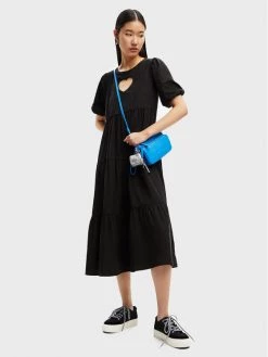 Desigual Γυναίκες Καθημερινά Φορέματα Φόρεμα καθημερινό Flora 22WWVW30 Μαύρο Regular Fit -Εξοδος Desigual Κατάστημα unnamed file 467