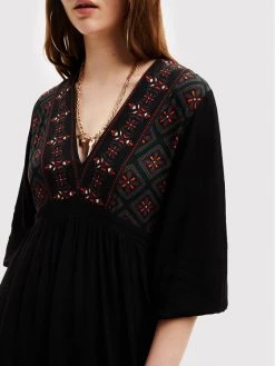 Desigual Γυναίκες Καθημερινά Φορέματα Φόρεμα καθημερινό Marian 22WWVW57 Μαύρο Relaxed Fit -Εξοδος Desigual Κατάστημα unnamed file 479