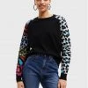Desigual Γυναίκες Πουλόβερ Ayla 22WWJF80 Μαύρο Regular Fit -Εξοδος Desigual Κατάστημα unnamed file 5