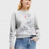 Desigual Γυναίκες Πουλόβερ Laia 22WWJFAF Γκρι Relaxed Fit -Εξοδος Desigual Κατάστημα unnamed file 501