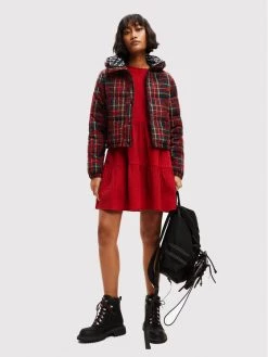 Desigual Γυναίκες Καθημερινά Φορέματα Φόρεμα καθημερινό Luna 22WWVW73 Κόκκινο Regular Fit -Εξοδος Desigual Κατάστημα unnamed file 507