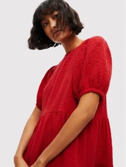 Desigual Γυναίκες Καθημερινά Φορέματα Φόρεμα καθημερινό Luna 22WWVW73 Κόκκινο Regular Fit -Εξοδος Desigual Κατάστημα unnamed file 509