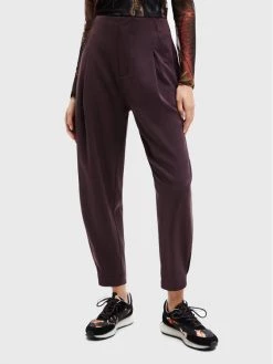 Desigual Γυναίκες Υφασμάτινα Παντελόνια Παντελόνι υφασμάτινο MONSIEUR CHRISTIAN LACROIX Ra 22WWPW18 Μωβ Slouchy Fit