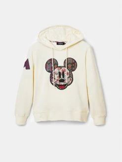 Desigual Γυναίκες Μπλούζες Μπλούζα DISNEY Face Patch 22WWSK47 Μπεζ Regular Fit -Εξοδος Desigual Κατάστημα unnamed file 530