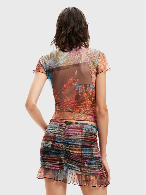 Desigual Γυναίκες Μπλουζάκια Μπλουζάκι Bora 22WWTK10 Έγχρωμο Slim Fit 5 Desigual Γυναίκες Μπλουζάκια Μπλουζάκι Bora 22WWTK10 Έγχρωμο Slim Fit - Image 3