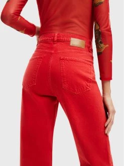 Desigual Γυναίκες Wide Leg Τζιν Lluisa 22WWDD12 Κόκκινο Relaxed Fit -Εξοδος Desigual Κατάστημα unnamed file 564