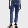 Desigual Γυναίκες Straight Leg Τζιν 22WWDD07 Σκούρο μπλε Straight Fit