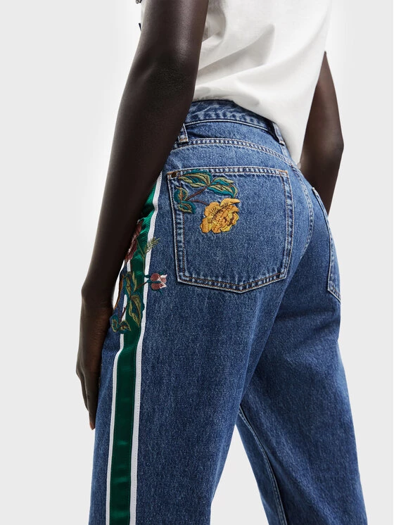 Desigual Γυναίκες Straight Leg Τζιν 22WWDD07 Σκούρο μπλε Straight Fit 6 Desigual Γυναίκες Straight Leg Τζιν 22WWDD07 Σκούρο μπλε Straight Fit - Image 4