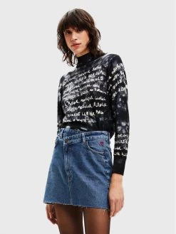 Desigual Γυναίκες Ζιβάγκο Estel 22WWJFAD Μαύρο Regular Fit