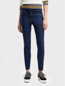 Desigual Γυναίκες Τζιν Alba 22WWDD25 Σκούρο μπλε Skinny Fit