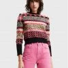 Desigual Γυναίκες Πουλόβερ Aspen 22WWJF72 Ροζ Regular Fit -Εξοδος Desigual Κατάστημα unnamed file 641