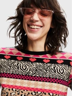 Desigual Γυναίκες Πουλόβερ Aspen 22WWJF72 Ροζ Regular Fit 10 Desigual Γυναίκες Πουλόβερ Aspen 22WWJF72 Ροζ Regular Fit -Εξοδος Desigual Κατάστημα unnamed file 644