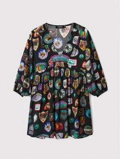 Desigual Γυναίκες Καθημερινά Φορέματα Φόρεμα καθημερινό Stamp 22WWVW71 Μαύρο Regular Fit 11 Desigual Γυναίκες Καθημερινά Φορέματα Φόρεμα καθημερινό Stamp 22WWVW71 Μαύρο Regular Fit -Εξοδος Desigual Κατάστημα unnamed file 665