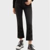 Desigual Γυναίκες Bootcut Τζιν 22WWDD51 Μαύρο Flare Fit