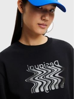 Desigual Γυναίκες Μπλούζες Μπλούζα Mambo 22WWSK40 Μαύρο Regular Fit -Εξοδος Desigual Κατάστημα unnamed file 689