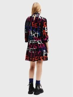 Desigual Γυναίκες Καθημερινά Φορέματα Φόρεμα καθημερινό Siena 22WWVW10 Έγχρωμο Regular Fit -Εξοδος Desigual Κατάστημα unnamed file 71