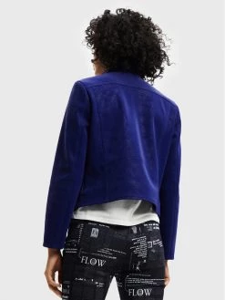 Desigual Γυναίκες Δερμάτινα Μπουφάν Μπουφάν από απομίμηση δέρματος Las Vegas 22WWEW62 Σκούρο μπλε Regular Fit -Εξοδος Desigual Κατάστημα unnamed file 734