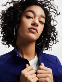 Desigual Γυναίκες Δερμάτινα Μπουφάν Μπουφάν από απομίμηση δέρματος Las Vegas 22WWEW62 Σκούρο μπλε Regular Fit -Εξοδος Desigual Κατάστημα unnamed file 735