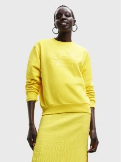 Desigual Γυναίκες Μπλούζες Μπλούζα Mambo 22WWSK40 Κίτρινο Regular Fit