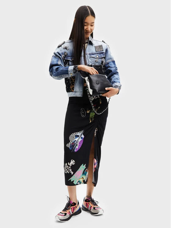 Desigual Γυναίκες Τζιν Μπουφάν Τζιν μπουφάν 22WWED08 Μπλε Regular Fit 4 Desigual Γυναίκες Τζιν Μπουφάν Τζιν μπουφάν 22WWED08 Μπλε Regular Fit - Image 2