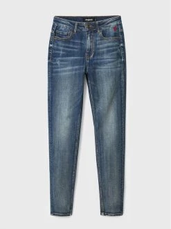 Desigual Γυναίκες Τζιν Alba 22WWDD25 Μπλε Skinny Fit -Εξοδος Desigual Κατάστημα unnamed file 771